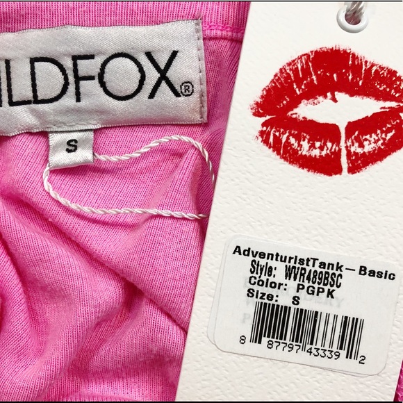 Wildfox Adventurist Halter Tank in Pink NWT - Picture 5 of 5